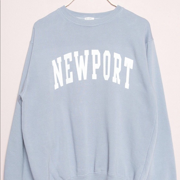 Brandy Melville Tops - Brandy Melville Erica Newport Sweatshirt